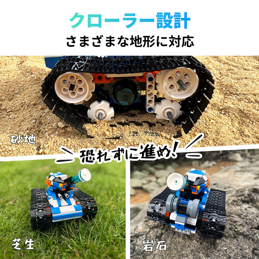 Apitor Robot J 収納ケース付き プログラミングロボットキット 子供のおもちゃ STEM教育ビルディングブロック 6-in-1リモコン玩具 小学生プログラミング入門 キッズのラジコン知育玩具 7歳以上 子供の日 誕生日 入学祝い クリスマスプレゼント