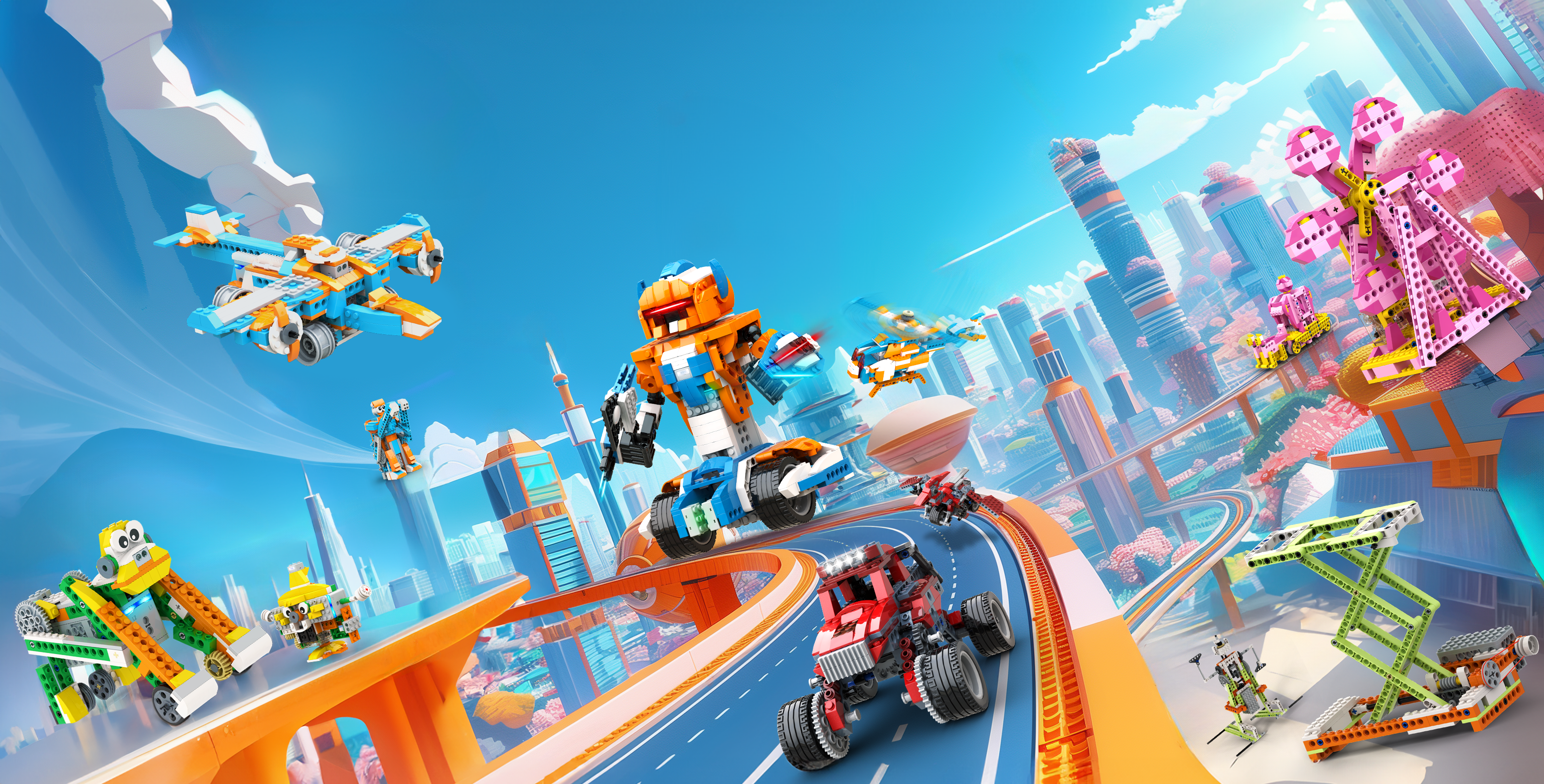 高級プログラミングロボット