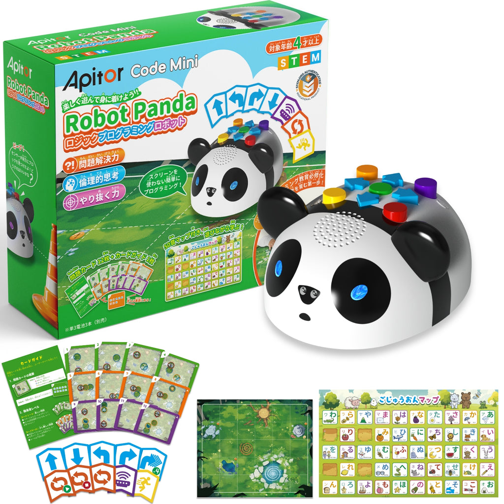 【12月初発売予定】Apitor Robot Panda ロジックプログラミングロボット 4+