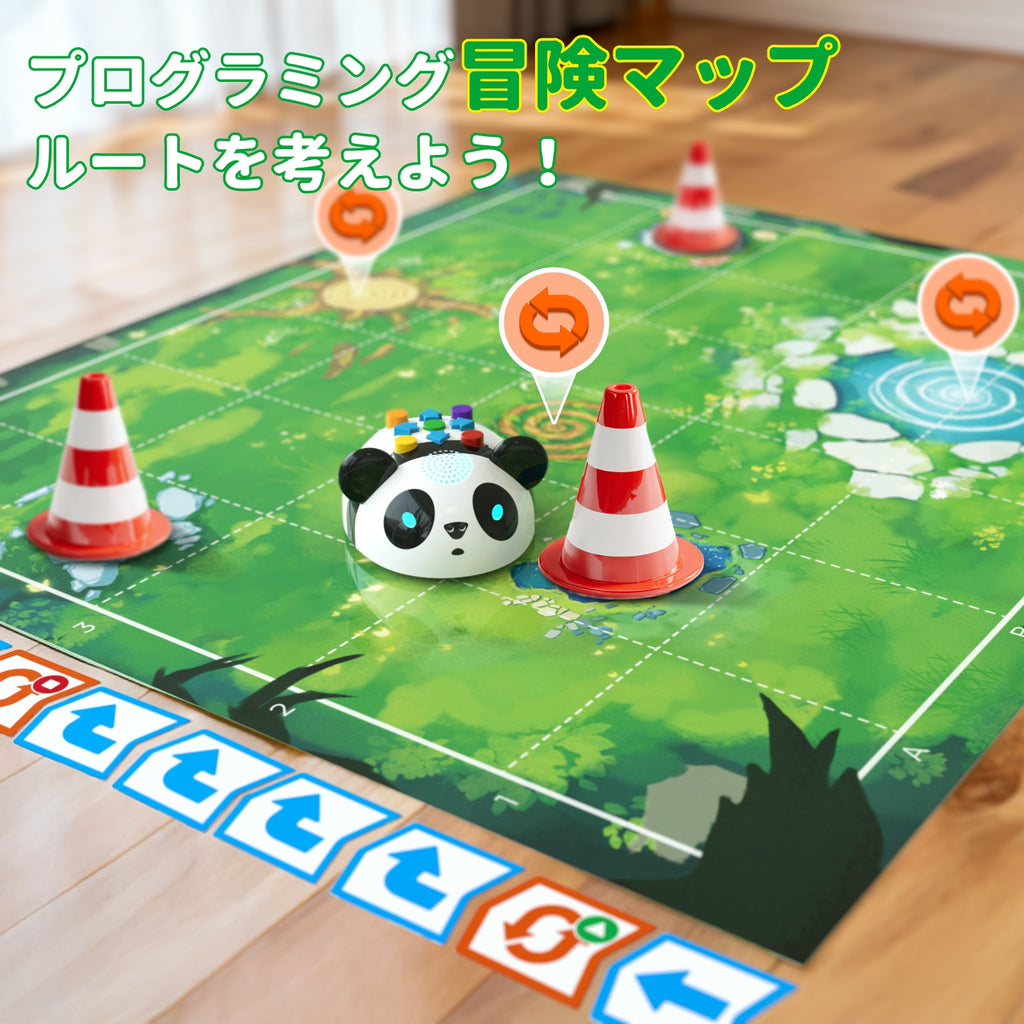 【12月初発売予定】Apitor Robot Panda ロジックプログラミングロボット 4+