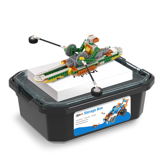 Apitor Robot Q 収納ケース付き  プログラミング ロボット キット 子供向けScratch 3.0教育用ロボット 知育玩具 小学生プログラミング  夏休み 誕生日 人気 6歳+ 7歳+ 8歳+ クリスマスプレゼント