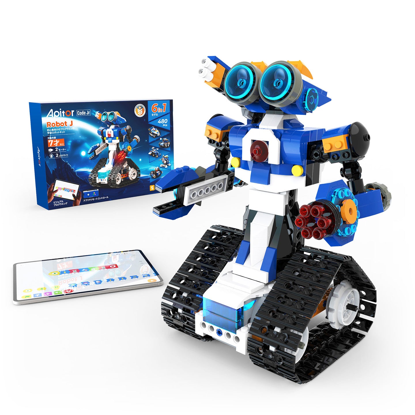 Apitor Robot J｜6-in-1 ScratchJr対応宇宙ロボット