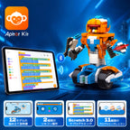Apitor Robot X対応アプリ「Apitor Kit」。全12モデルの組み立て説明書、リモコン操作、プログラミング講座、Scratch 3.0によるプログラミング機能を搭載。